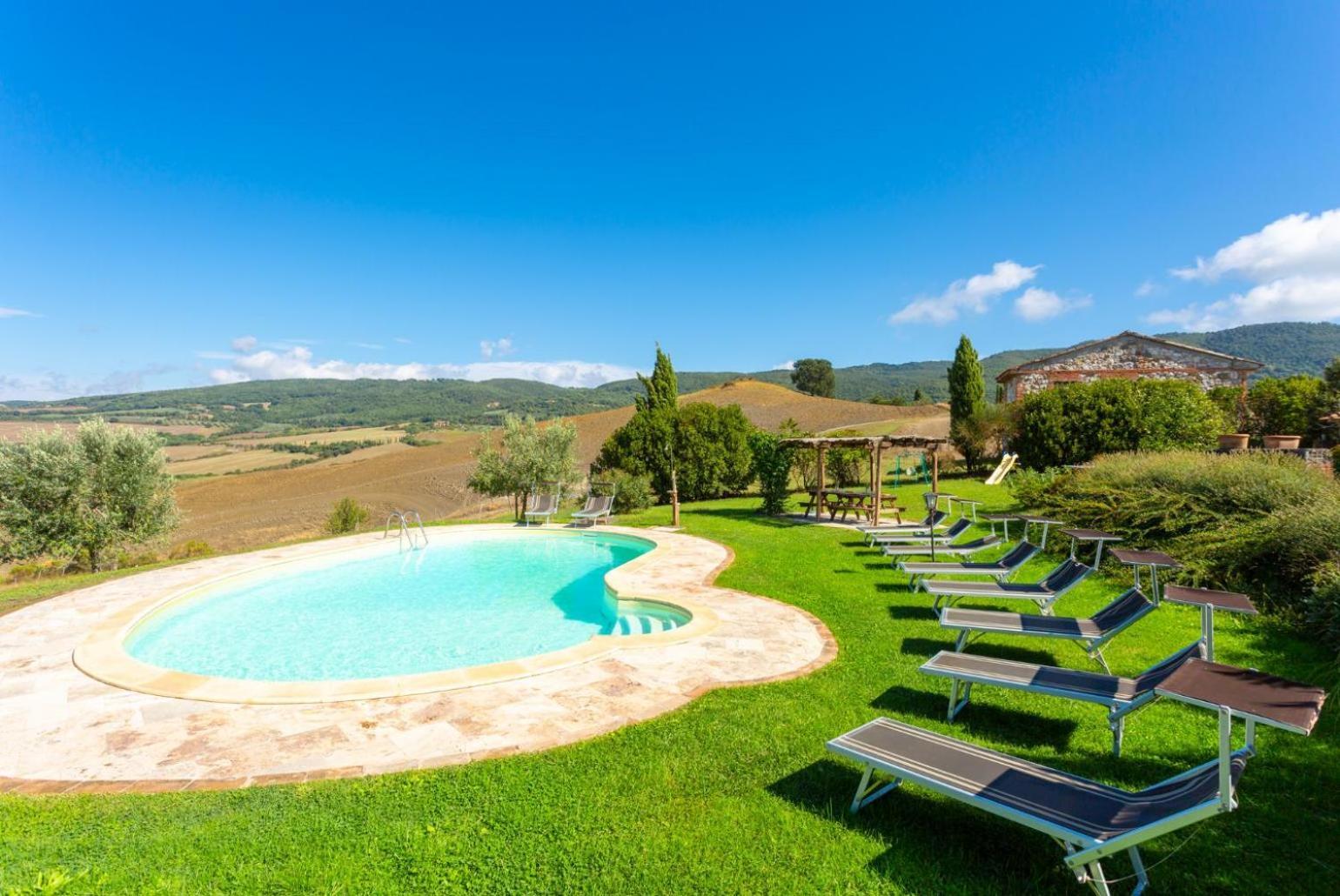 Villa Podere Belvedere Siena Exterior foto