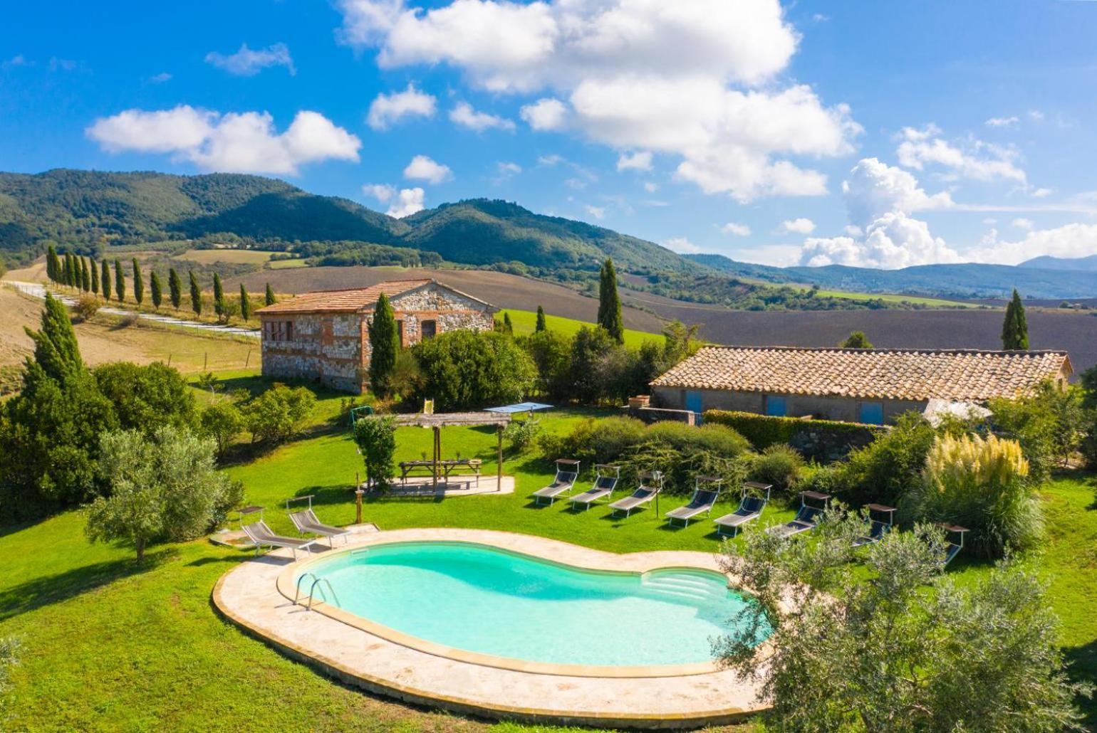 Villa Podere Belvedere Siena Exterior foto